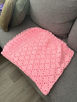 $15 new handmade knitted baby blanket.