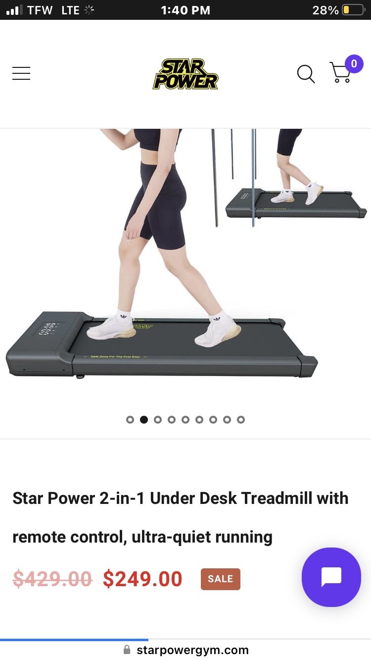 Star Power 2 In 1 Treadmill