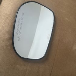 Right Passenger Side Mirror Glass Replacement W/Backing Plate Honda Fit 2009-2013