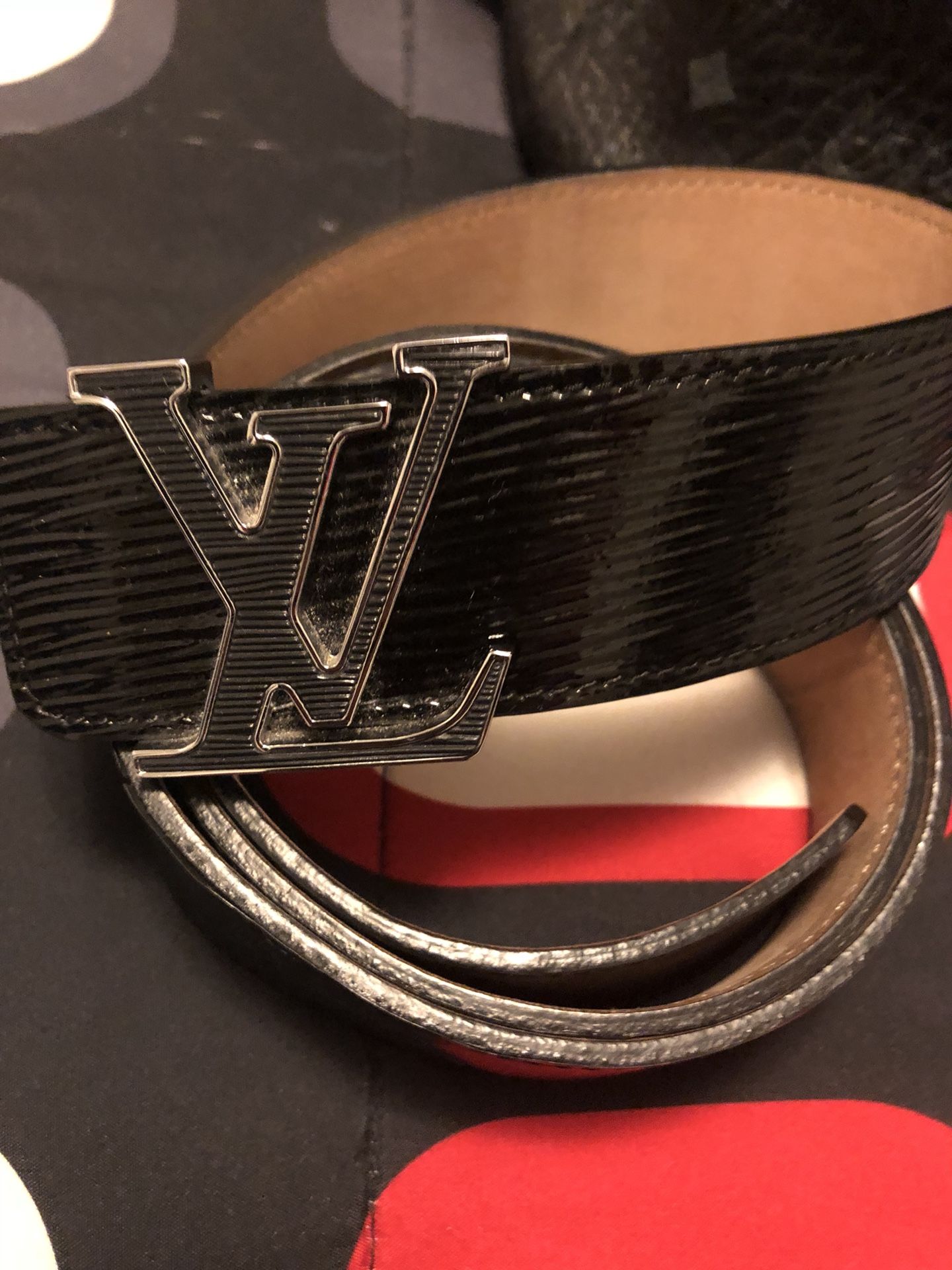 Epi leather Louis Vuitton belt (Discontinued)