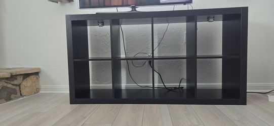 Black ikea bookcase