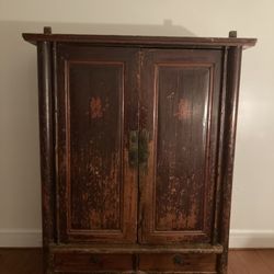 Antique Media Cabinet