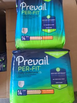 New Adult Underwear 14 ct. Pack Prevail Per-Fit XL Extra Absorbant