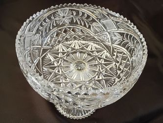 1 footed crystal bowl