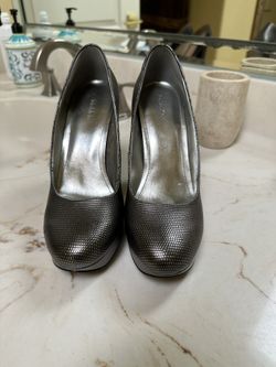 Calvin Klein Silver Pumps