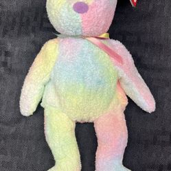 1999 Ty Beanie Baby Groovy Bear (ERRORS)