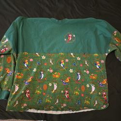 Walt Disney World Spirit Jersey XL. TIKI ROOM Enchanted Birds