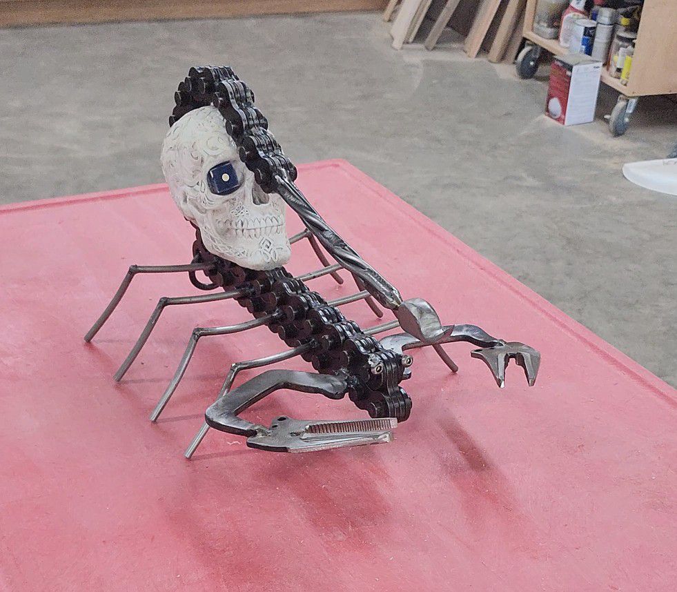 Metal Sculpture Scorpion "Hand Made"