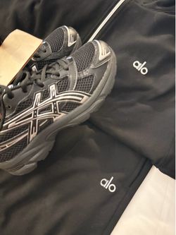 Black/silver asics brand new (shoes only)!!!!