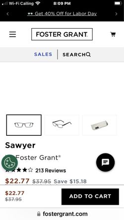 Foster Grant reading glasses 2.00