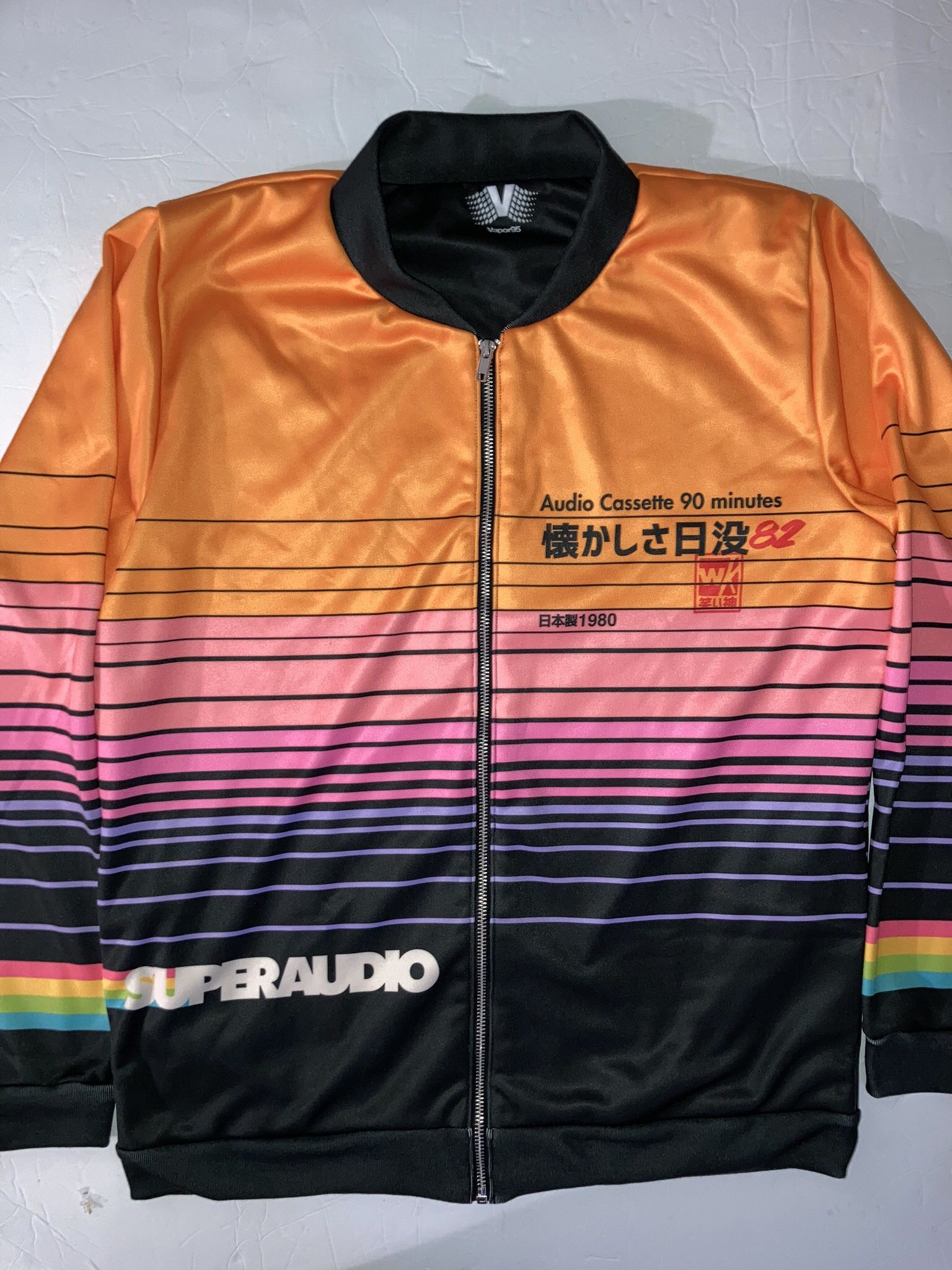 VAPOR95 SUPERAUDIO T-90 BOMBER JACKET, MEDIUM *BRAND NEW*