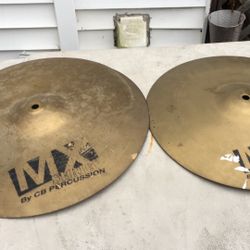 CB PERCUSSION MX14" HIHAT CYMBAL TOP & BOTTOM?  2nd cymbal slightly bigger