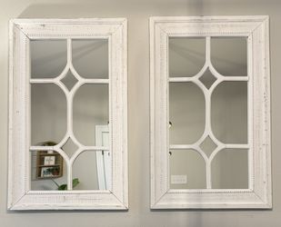 Wooden Mirror Wall Decor
