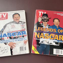 TV Guide Magazine Earnhardt Petty NASCAR