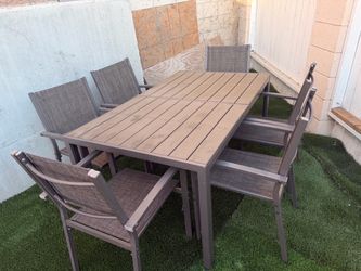 Patio table set