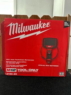 M12 12V Lithium-Ion Cordless Auto Technician Borescope (Tool Only)