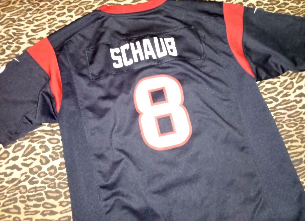 NFL On Field Size large Texans Schaub Jersey In Great Condition 
