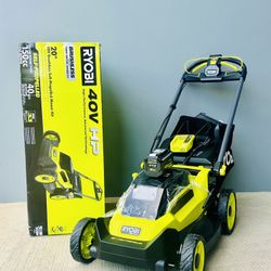 Brand new ryobi 40V HP Brushless 20 in. Cordless Electric Battery Walk Behind Self-Propelled Mower with 6.0 Ah Battery and Charger 