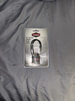 15” Keyed Cable Gun Lock