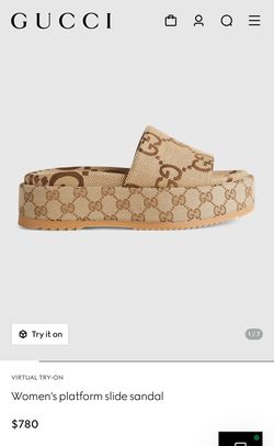 Gucci Platform Slides