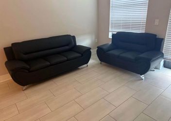 Sofa and loveseat