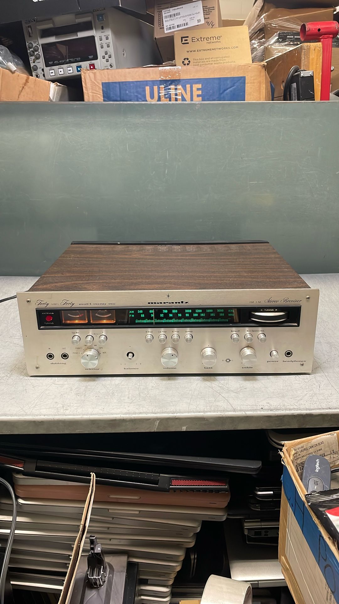 Vintage Marantz Forty Rms Forty Model Twenty Two Stereo Receiver
