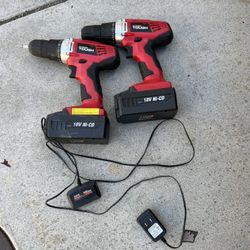 2 Hyper Tough Drills W/ Charger