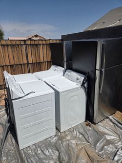 Washer, dryer, fridge