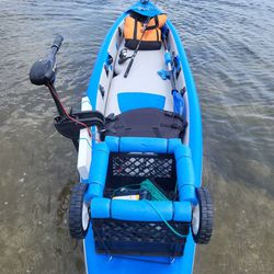 Kayak. Fishing