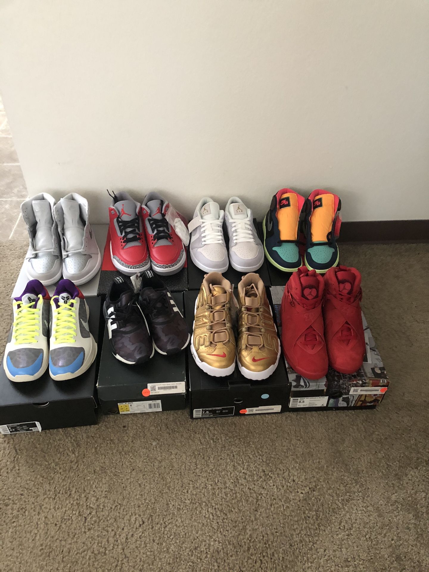 Jordan’s Kobe’s adidas Nike for sale