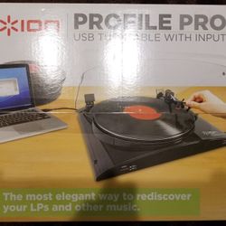 Ion Profile Pro: USB Turntable with Input