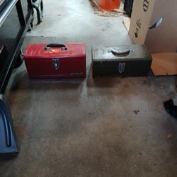 Two Used Toolboxes