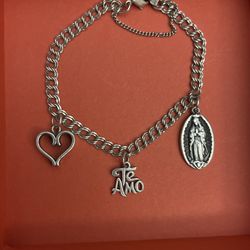James Avery Charm Bracelet with 3 Charms 