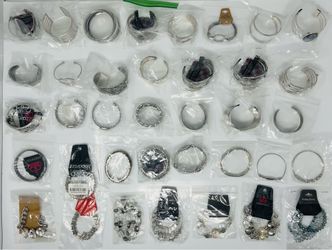 Costume bracelets in silver