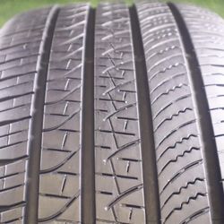 255 40R19 Pirelli PZero All Season 90% Tread 8/32 100H SKU 26931 Grade A Tires