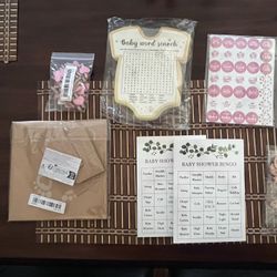 Baby Shower Games/decor- Girl
