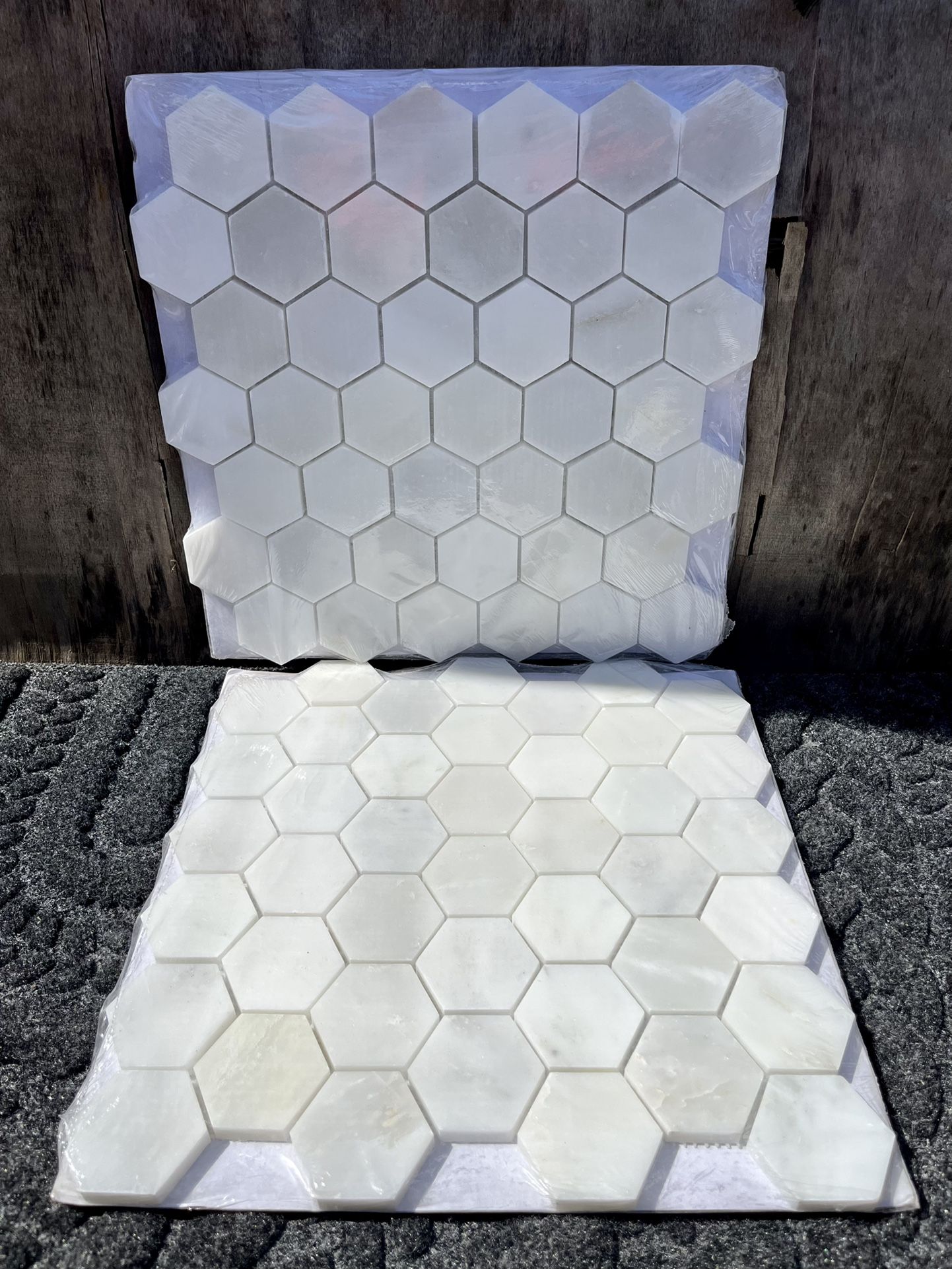 MSI Greecian White 2” Hexagon Polished Marble Mosaic Tile
