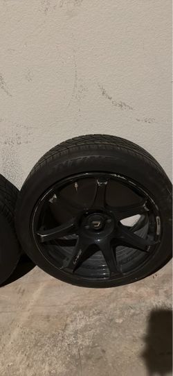 Cosmis racing mr7 18 x 9 25 wheels and tires
