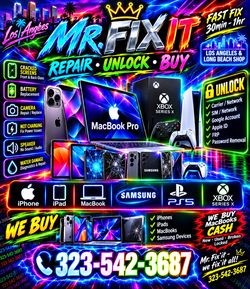 iPhone 16 Pro Max Macbook Pro Screen Cracked iPad Air Playstation 5 XBox HDMI Overheating