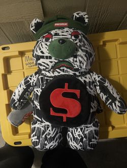 Sprayground Graffiti Art Money Bag Backpack Stuffed