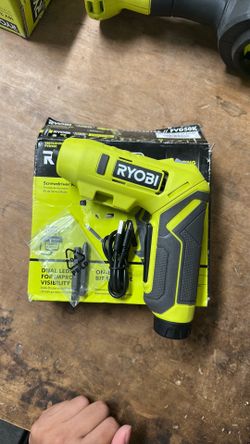 RYOBI USB Lithium Screwdriver Kit with 2.0 Ah USB Lithium Battery and Charging Cable