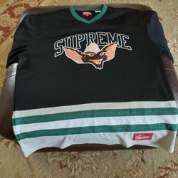 Supreme Gremlins Hockey Jersey Black Size L and S