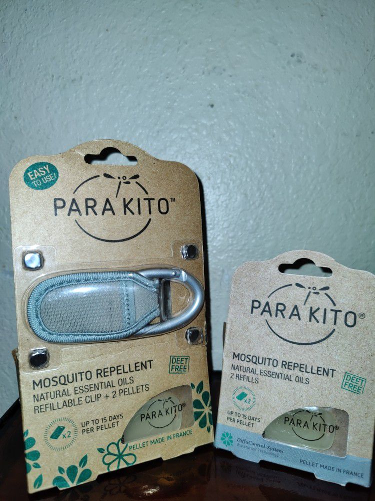 Brand NEW!!!  🦟    PARA KITO Mosquito Repellent--Refillable Clip w/ xtra pellets (((PENDING PICK UP TODAY)))