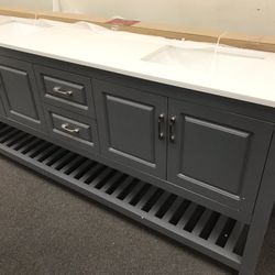 72” Bathroom Vanity With Top