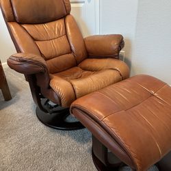Used Leather Armchair 