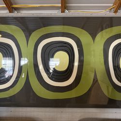 Abstract canvas painting