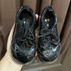Toddler Boy Black Dressy Shoes