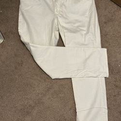 Levi’s Mid Rise Skinny White Denim Jeans 16 M