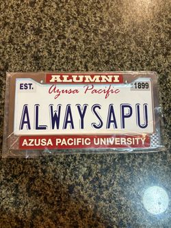 Azusa Pacific University Alumni License Plate Frame
