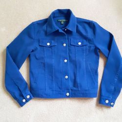 Lauren Royal Blue Denim Jacket